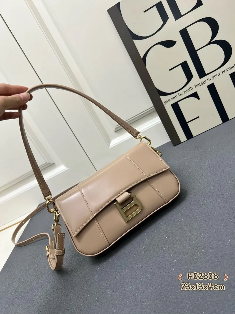 Balenciaga Beige Top Handle Shoulder Bag H02606