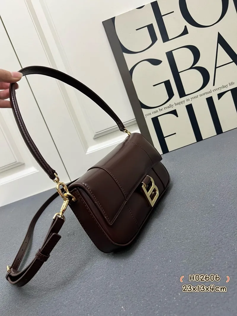 Alternative view of Balenciaga Brown Top Handle Shoulder Bag H02606
