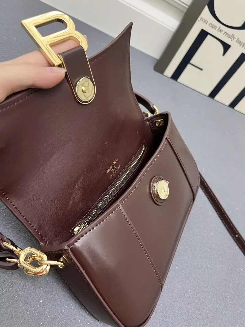 Balenciaga Brown Top Handle Shoulder Bag H02606 - Image 8