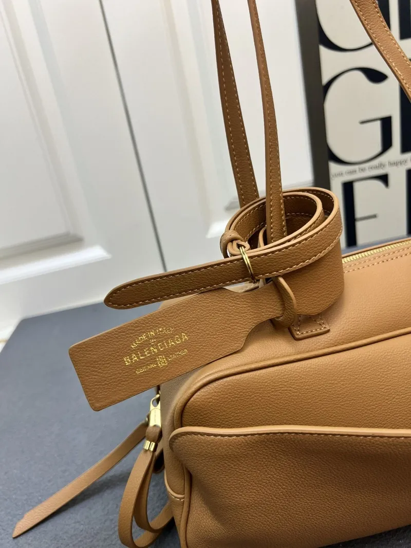 Balenciaga Tan Top Handle Bag H06188 - Image 4