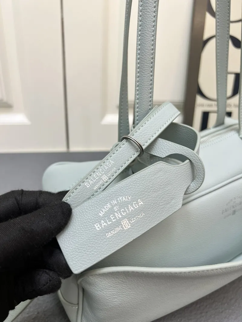 Balenciaga H06188 Light Blue Top Handle Bag - Image 4
