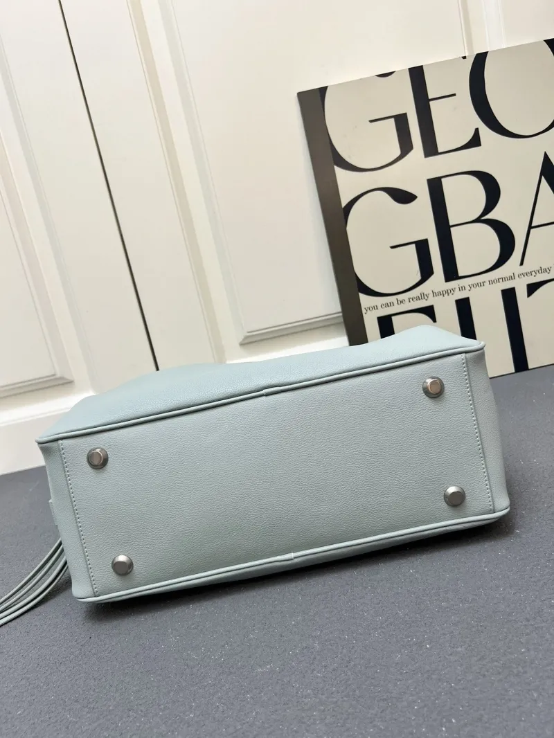 Balenciaga H06188 Light Blue Top Handle Bag - Image 6