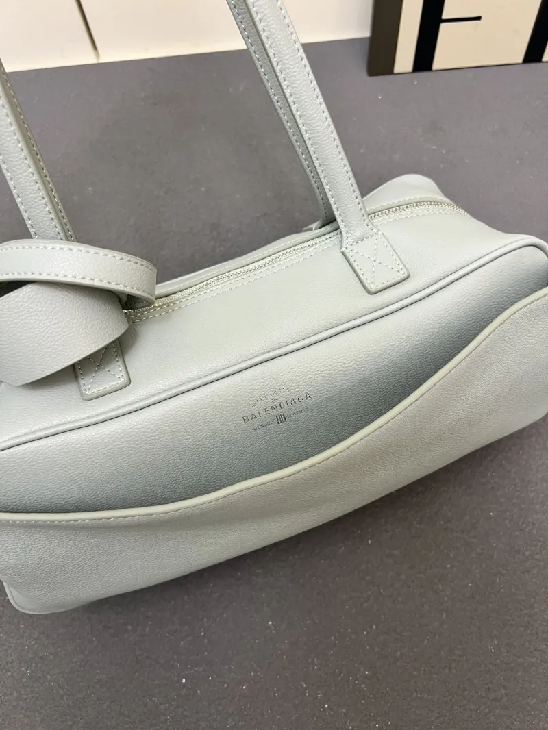 Balenciaga H06188 Light Blue Top Handle Bag - Image 7