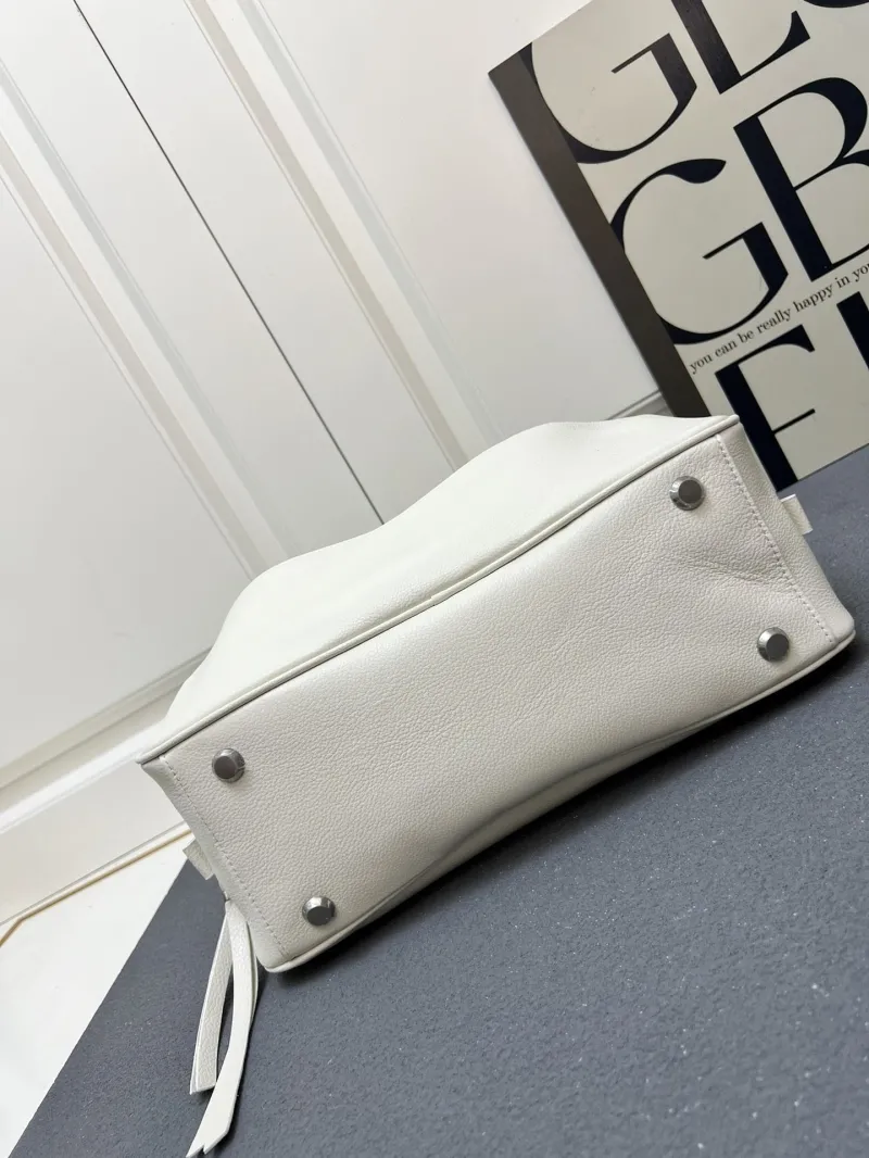 Balenciaga White Top Handle Bag 201 - Image 7