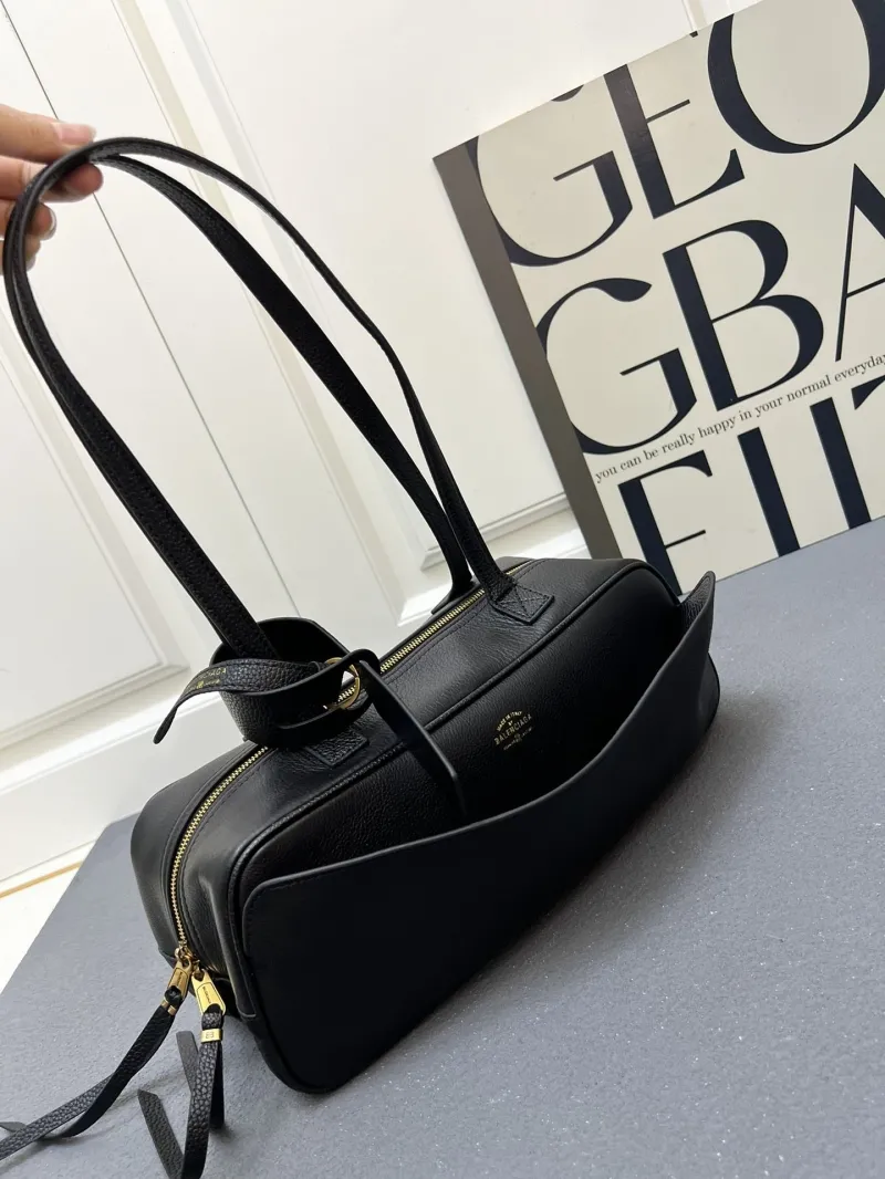 Balenciaga Black Top Handle Bag 202 - Image 4