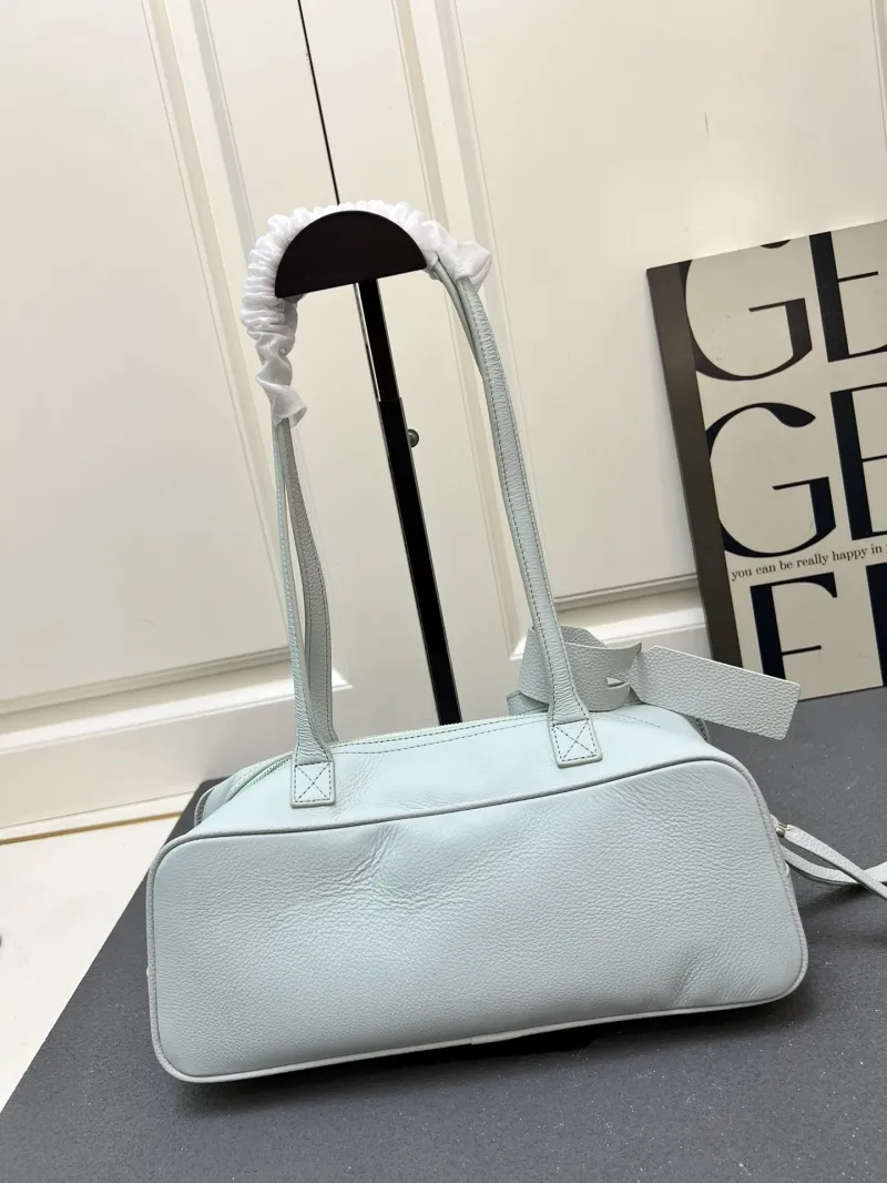 Balenciaga Pale Blue Leather Top Handle Bag - Image 3