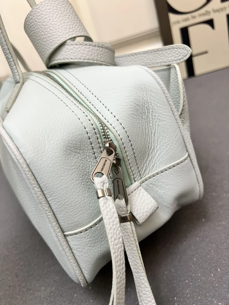 Balenciaga Pale Blue Leather Top Handle Bag - Image 6