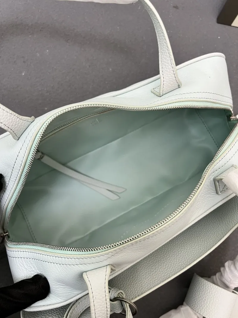 Balenciaga Pale Blue Leather Top Handle Bag - Image 8
