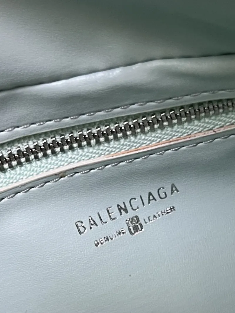 Balenciaga Pale Blue Leather Top Handle Bag - Image 9