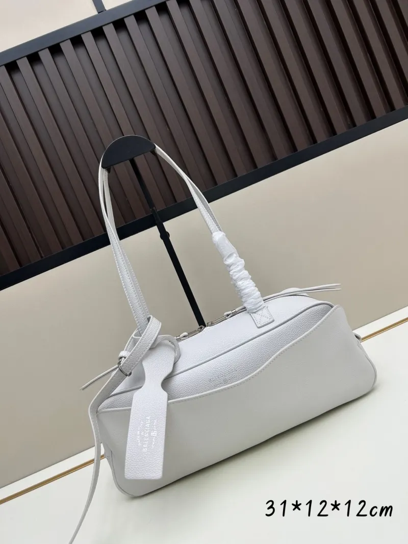 Balenciaga Light Gray Top Handle Shoulder Bag 204