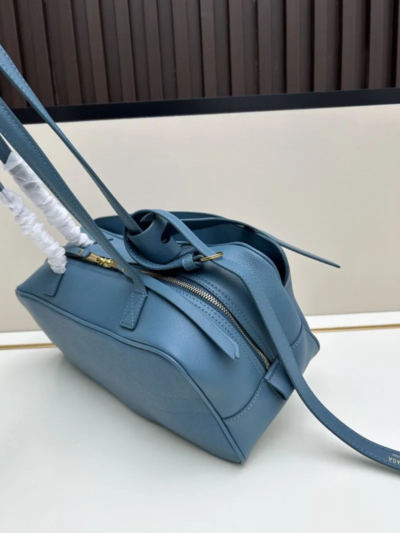 Balenciaga Blue Top Handle Leather Bag 206 - Image 3