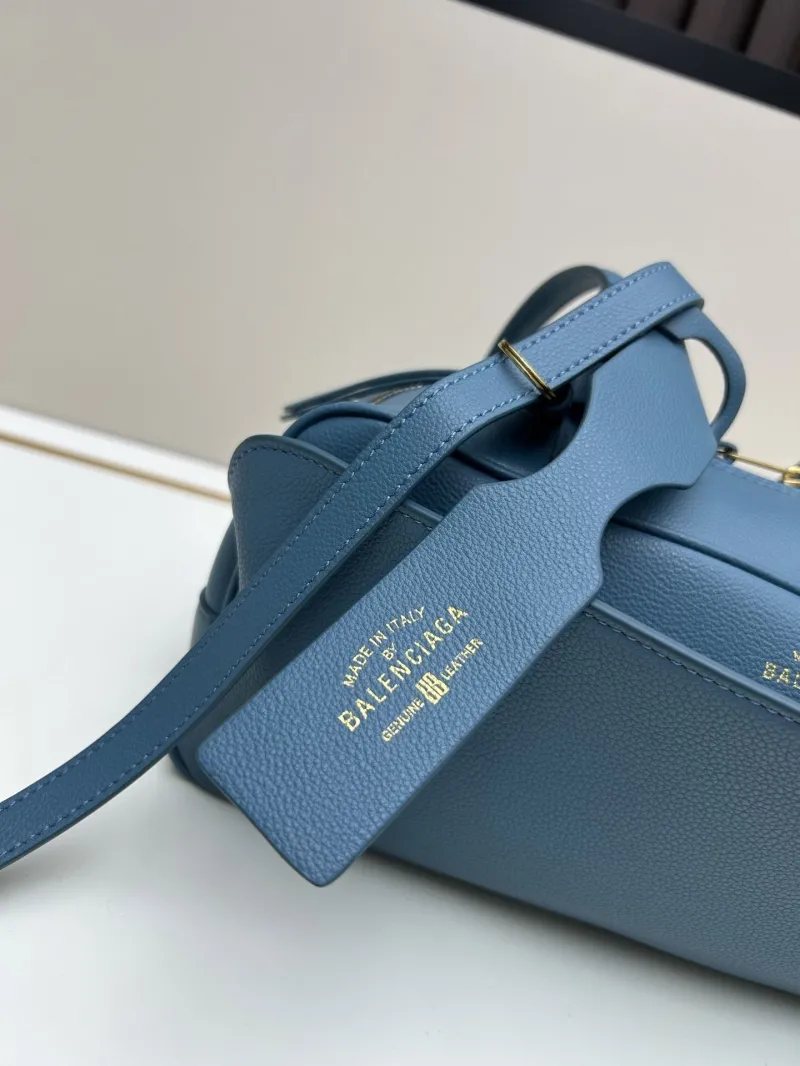 Balenciaga Blue Top Handle Leather Bag 206 - Image 6