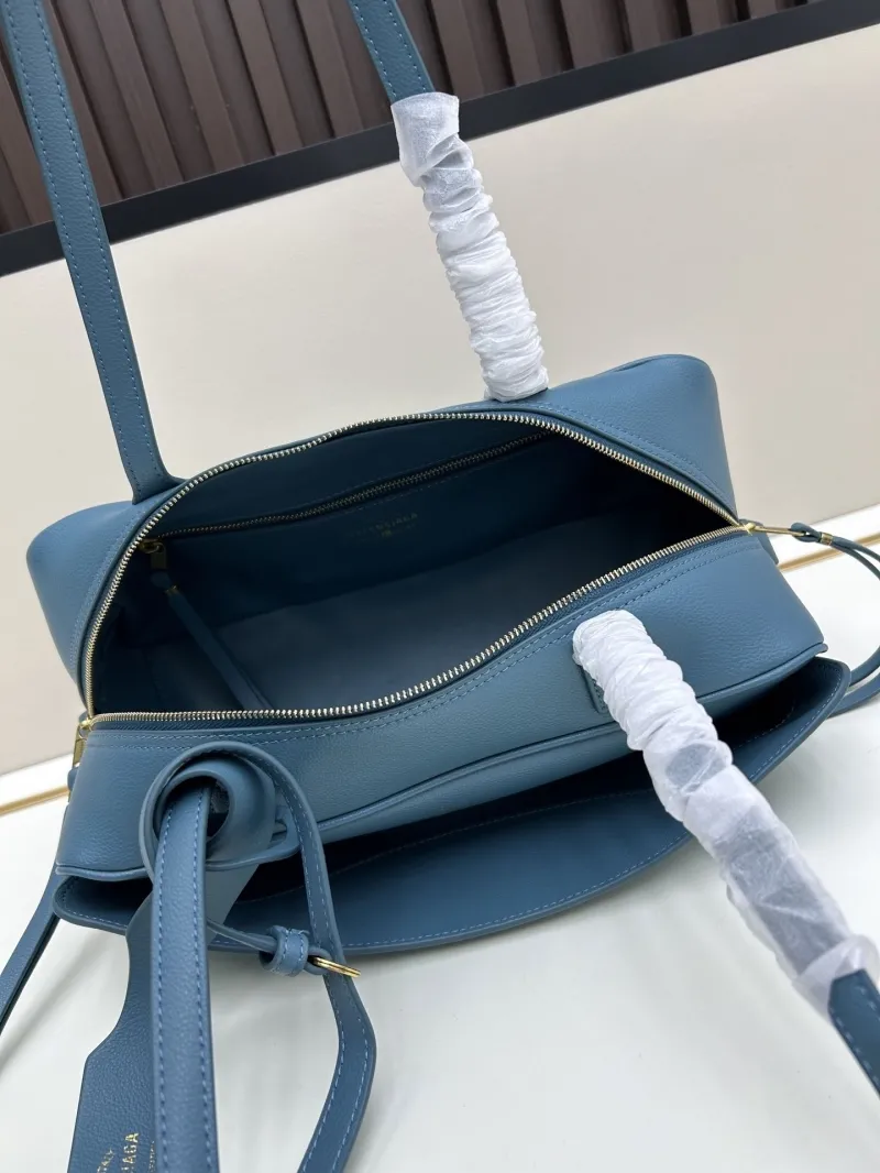 Balenciaga Blue Top Handle Leather Bag 206 - Image 7