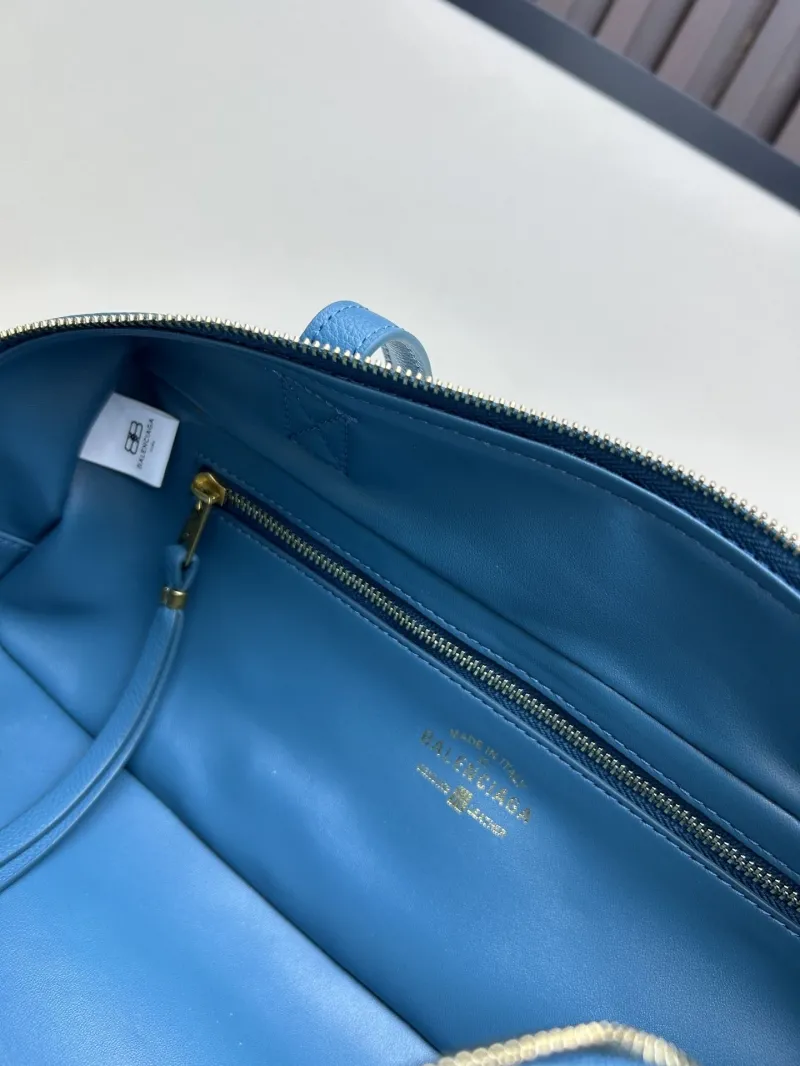 Balenciaga Blue Top Handle Leather Bag 206 - Image 8