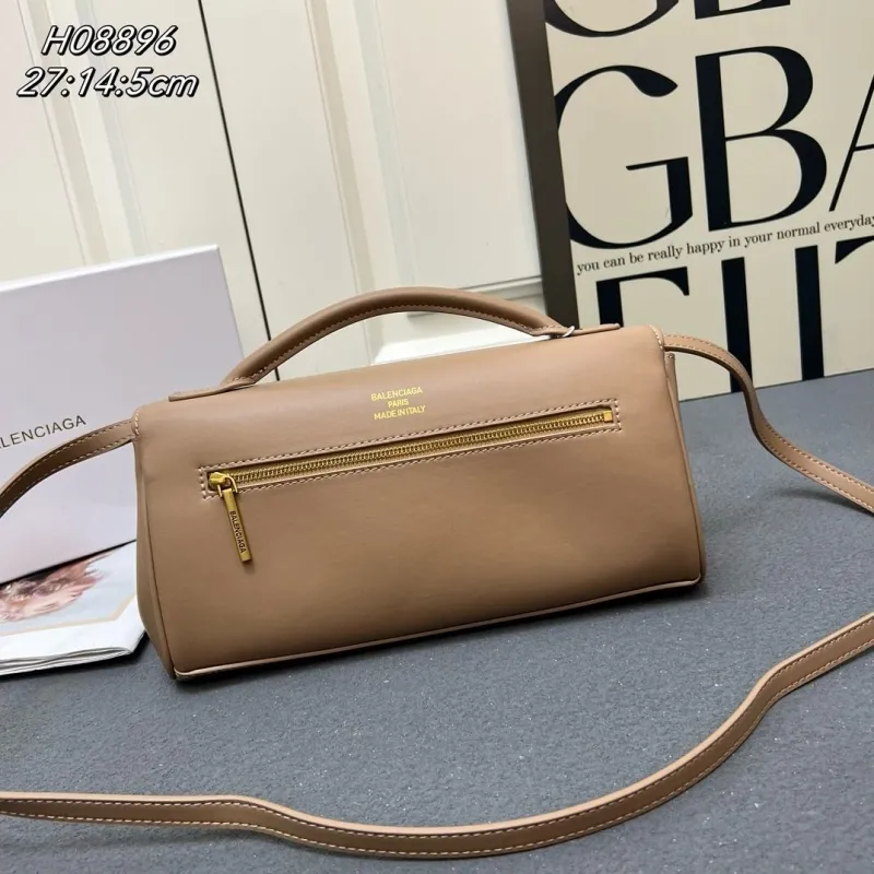 Alternative view of Balenciaga H08896 Beige Top Handle Crossbody Bag