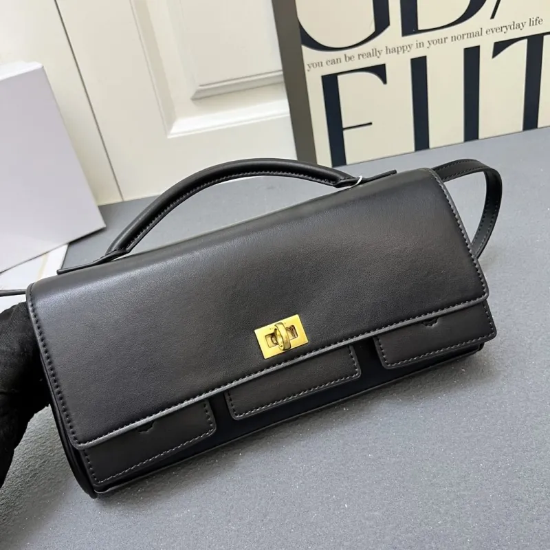 Balenciaga Black Top Handle Crossbody Bag H08896 - Image 4