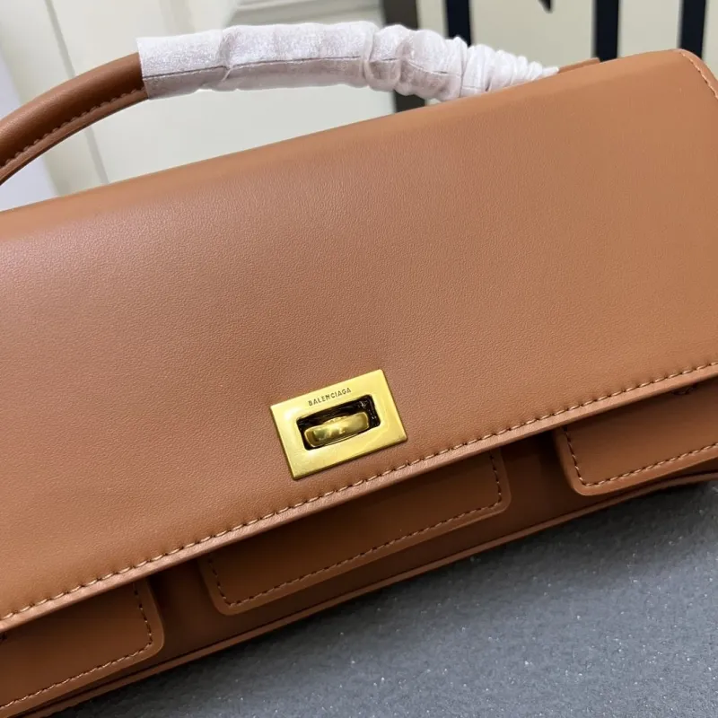Balenciaga Brown Top Handle Shoulder Bag H08896 - Image 5