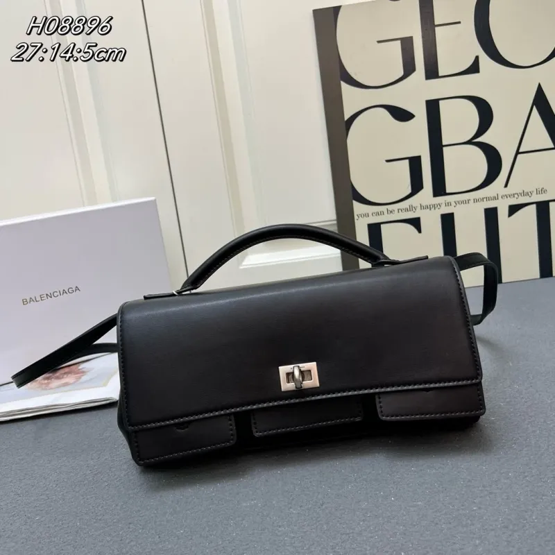 Balenciaga Black Top Handle Bag H08896