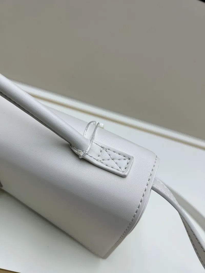 Balenciaga White Top Handle Crossbody Bag 222 - Image 3