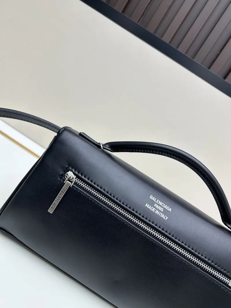 Balenciaga Black Top Handle Shoulder Bag 226 - Image 3