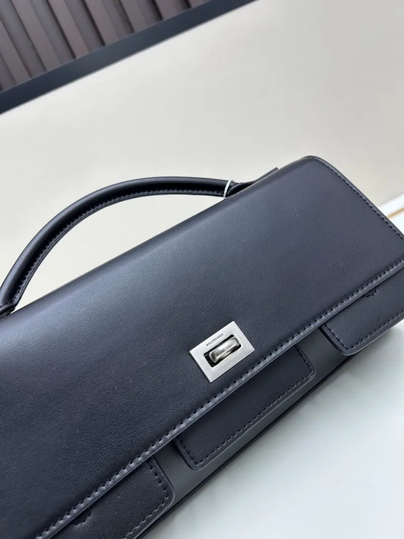 Balenciaga Black Top Handle Shoulder Bag 226 - Image 4