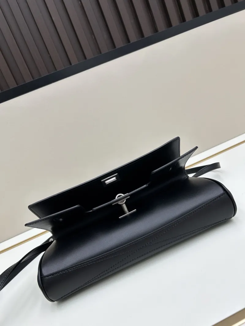 Balenciaga Black Top Handle Shoulder Bag 226 - Image 5