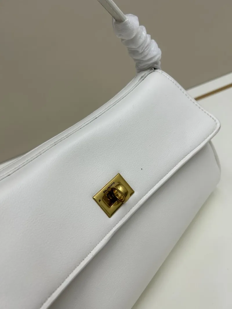 Balenciaga White Top Handle Shoulder Bag 6004 - Image 4