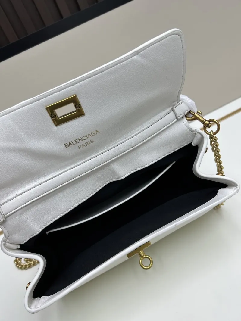 Balenciaga White Top Handle Shoulder Bag 6004 - Image 7