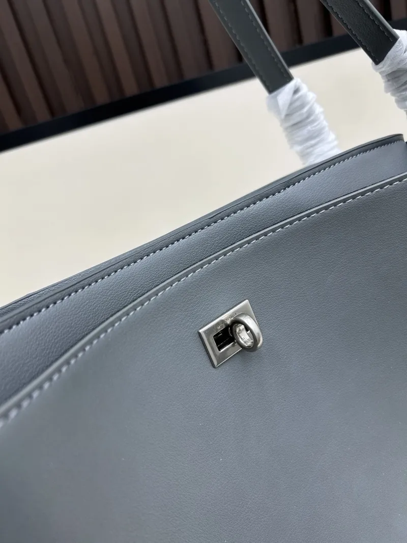 Balenciaga Gray Top Handle Tote Bag 6005 - Image 4