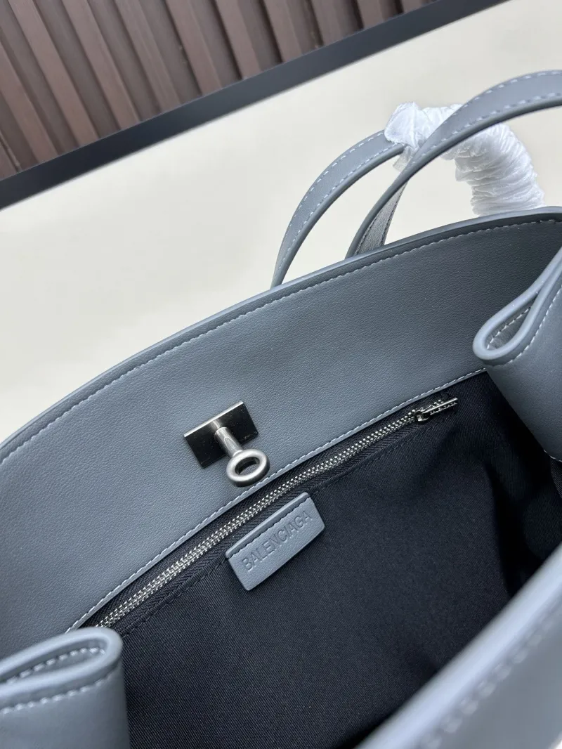 Balenciaga Gray Top Handle Tote Bag 6005 - Image 8
