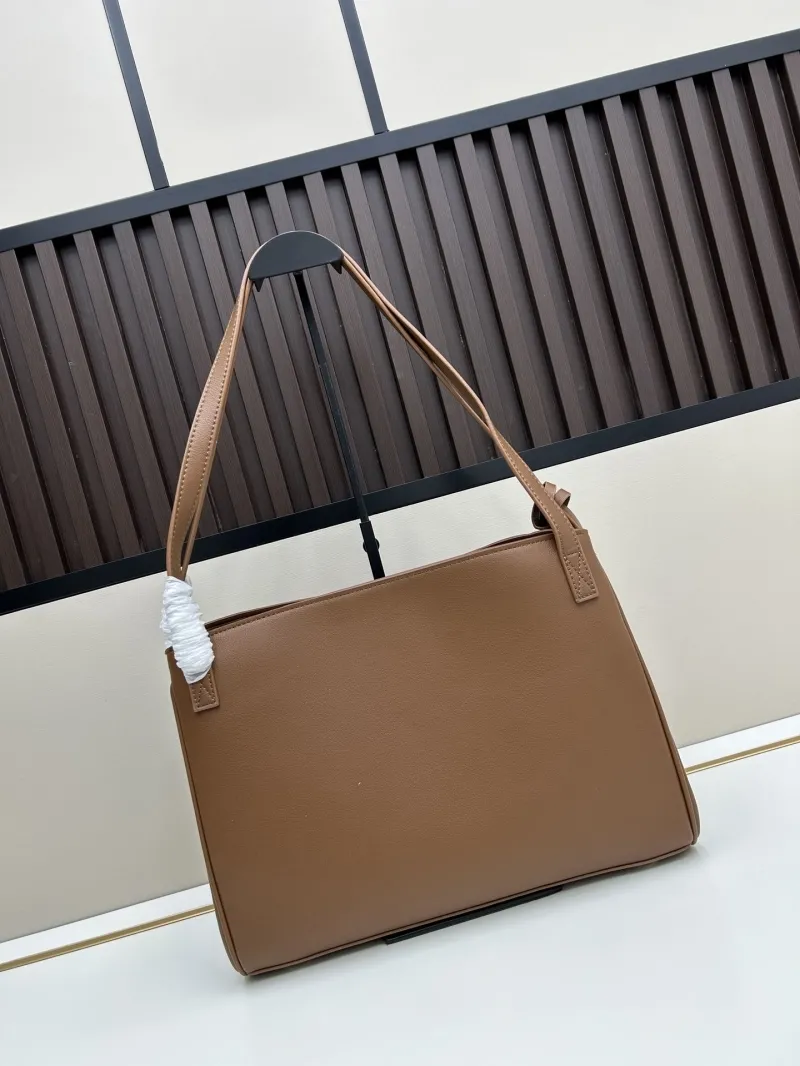 Alternative view of Balenciaga Brown Leather Top Handle Bag 6005