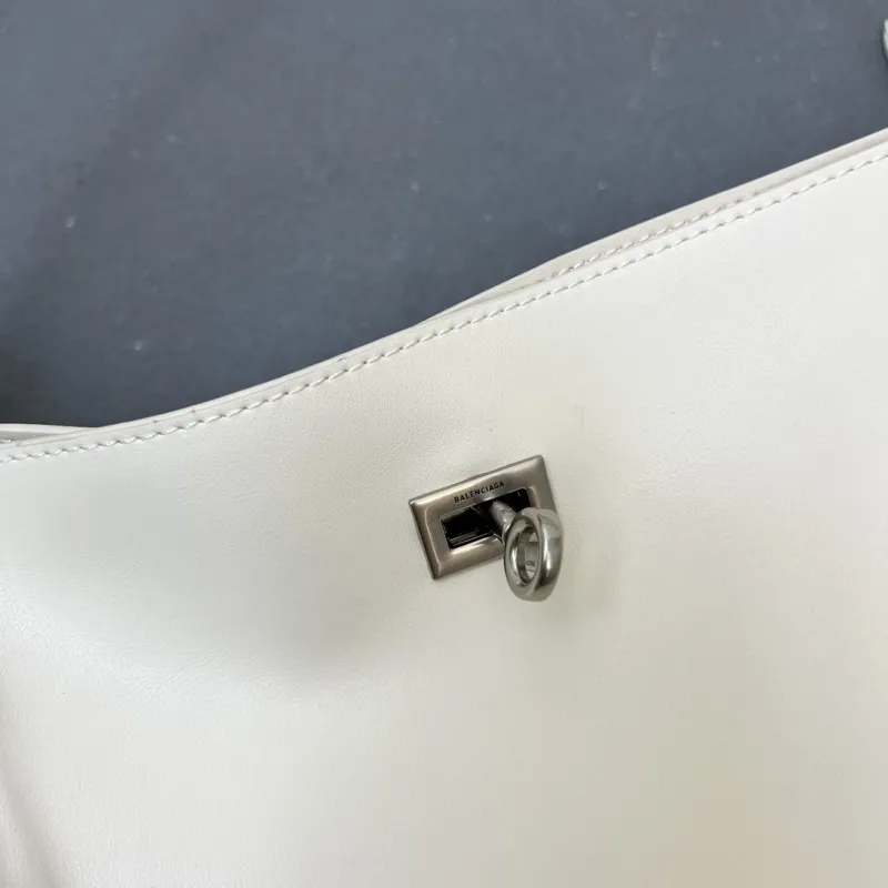 Balenciaga White Hobo Bag 248 - Image 6