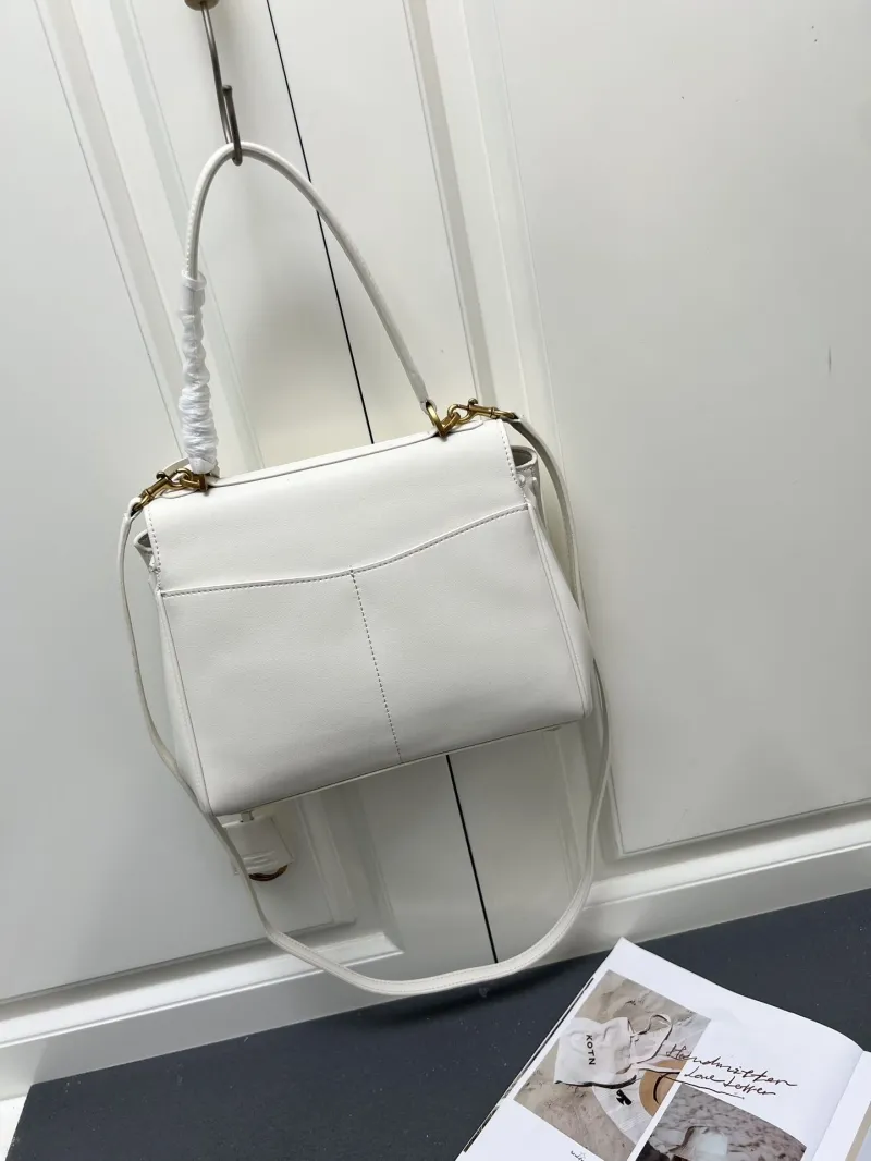 Balenciaga Rodeo White Leather Handbag - Image 3