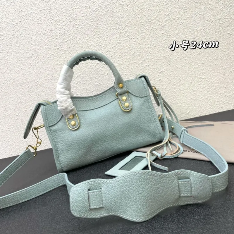 Alternative view of Balenciaga Small Light Blue Top Handle Bag 24cm