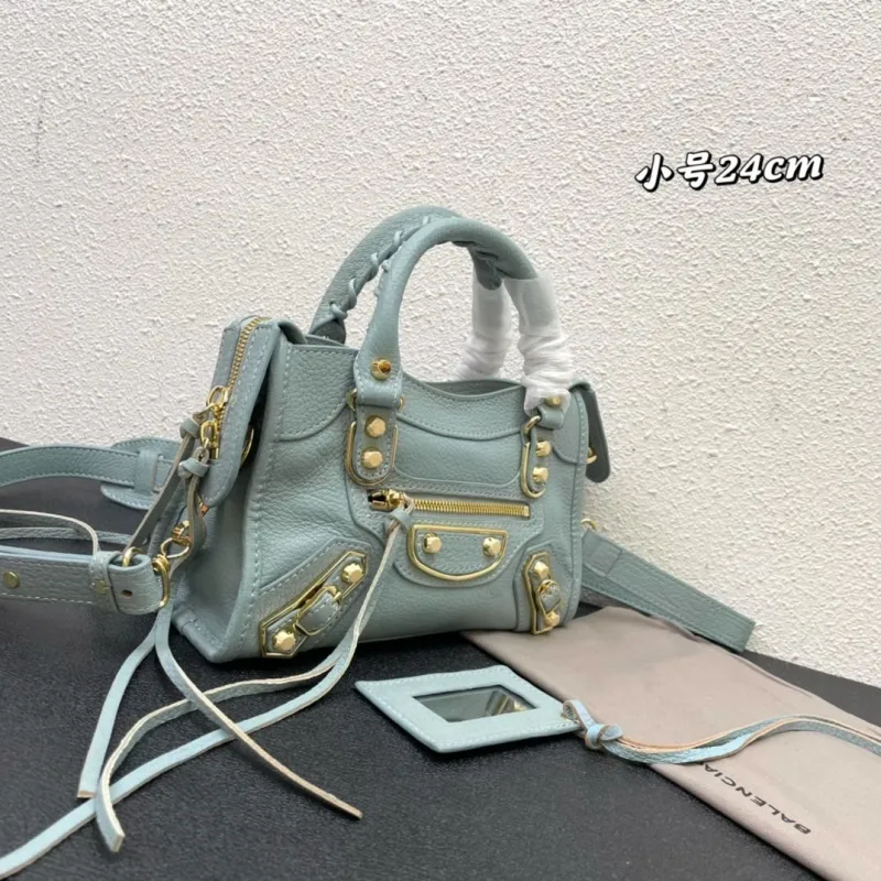 Balenciaga Small Light Blue Top Handle Bag 24cm - Image 3