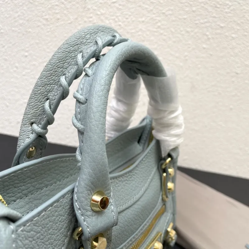 Balenciaga Small Light Blue Top Handle Bag 24cm - Image 5