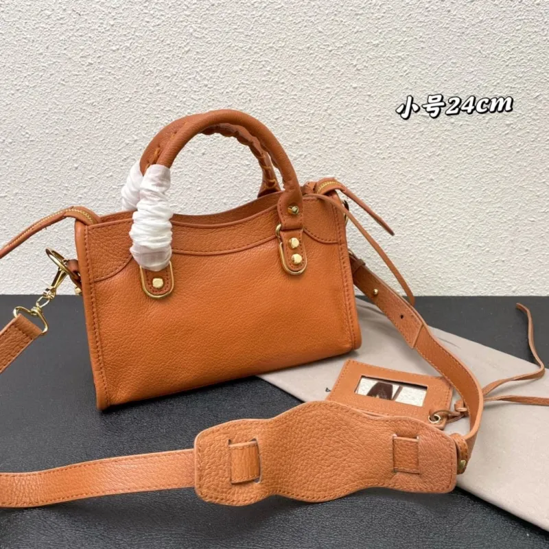 Alternative view of Balenciaga Small 24cm Brown Top Handle Bag