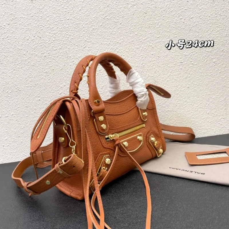 Balenciaga Small 24cm Brown Top Handle Bag - Image 3