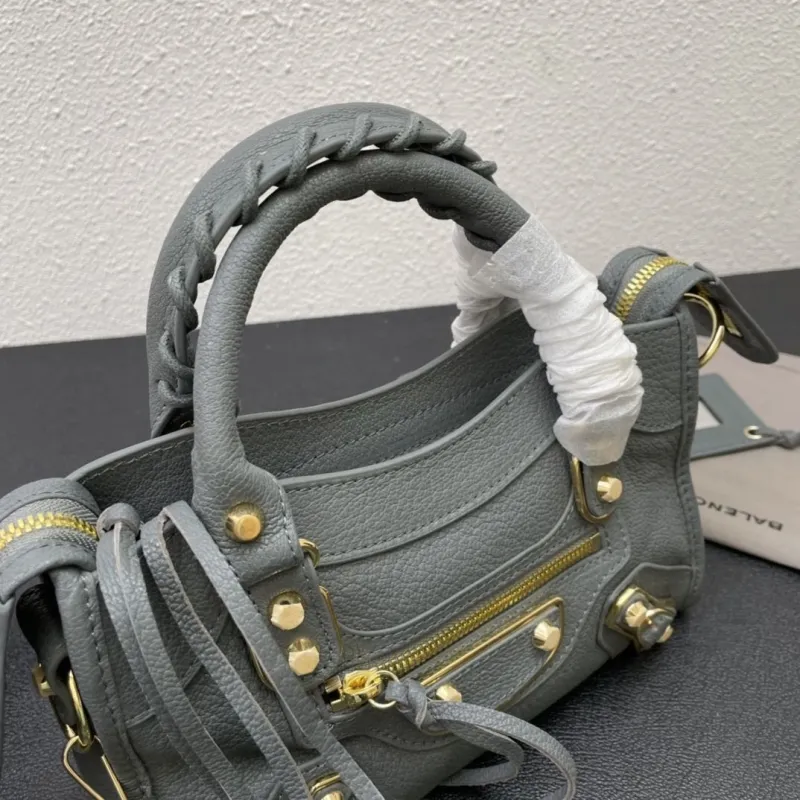 Balenciaga Small Gray Top Handle Bag - Image 5