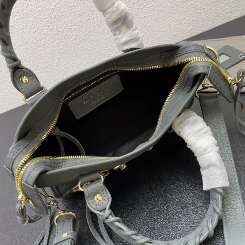 Balenciaga Small Gray Top Handle Bag - Image 8