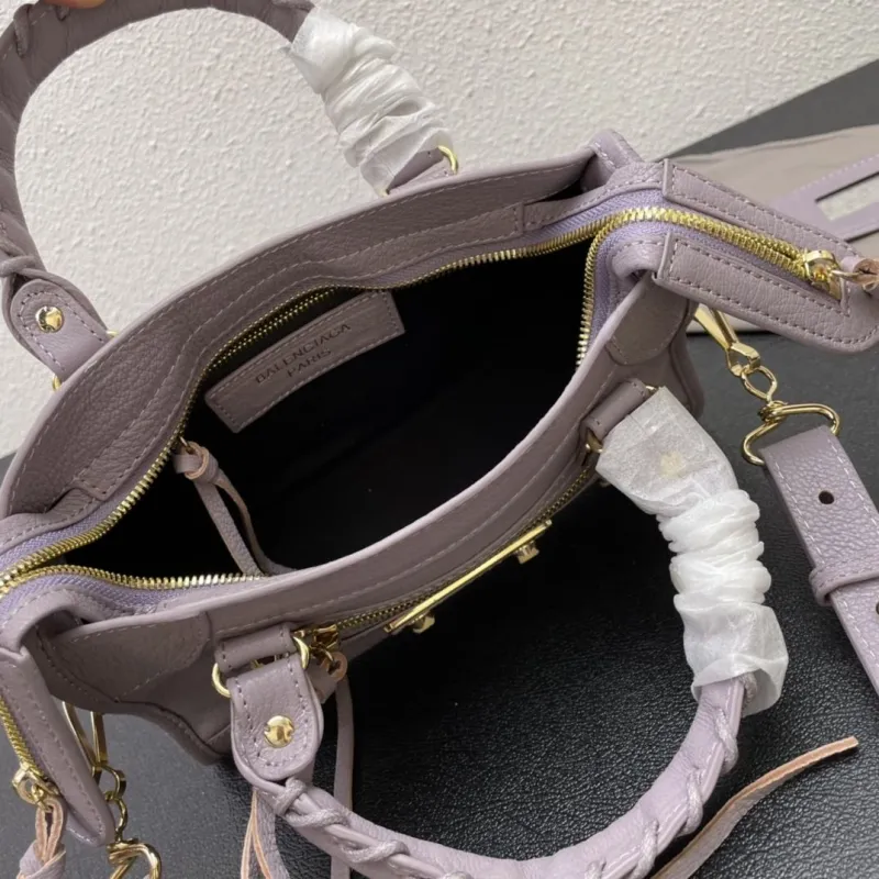 Balenciaga Small Lavender Top Handle Bag 258 - Image 8
