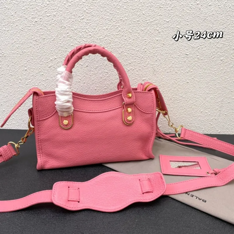 Alternative view of Balenciaga Small Pink Top Handle Bag