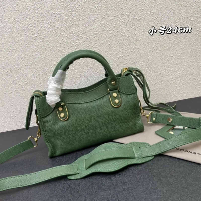 Alternative view of Balenciaga Small Green Top Handle Bag 260