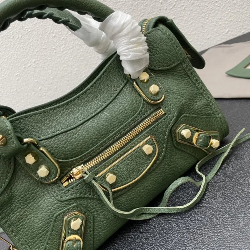 Balenciaga Small Green Top Handle Bag 260 - Image 6