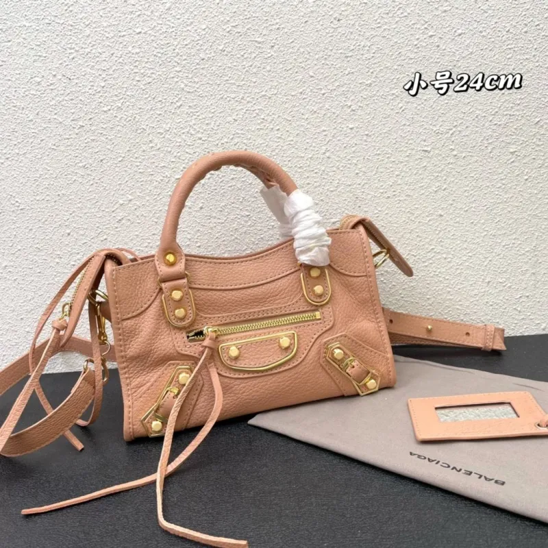 Balenciaga Small 24cm Light Pink Top Handle Bag