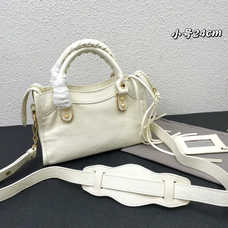Alternative view of Balenciaga Small White Top Handle Bag