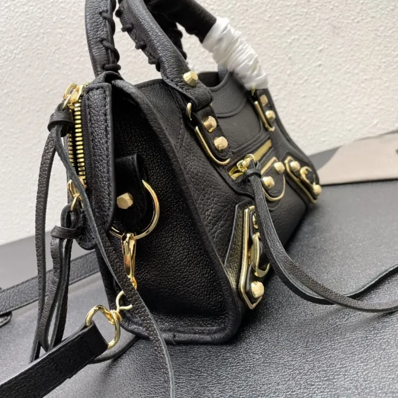 Balenciaga Small Black Top Handle Bag - Image 4
