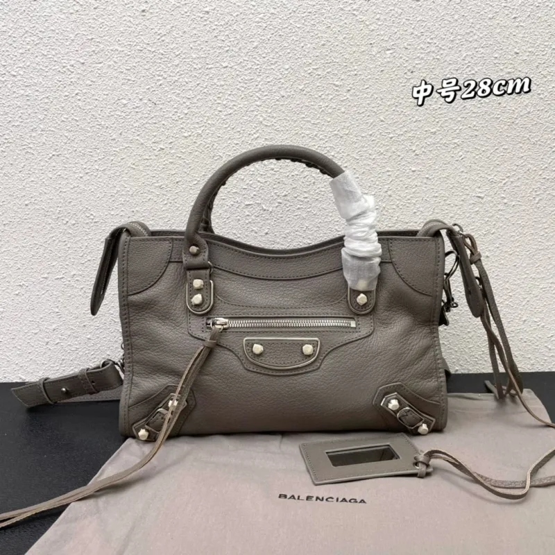 Balenciaga Medium Gray Top Handle Bag