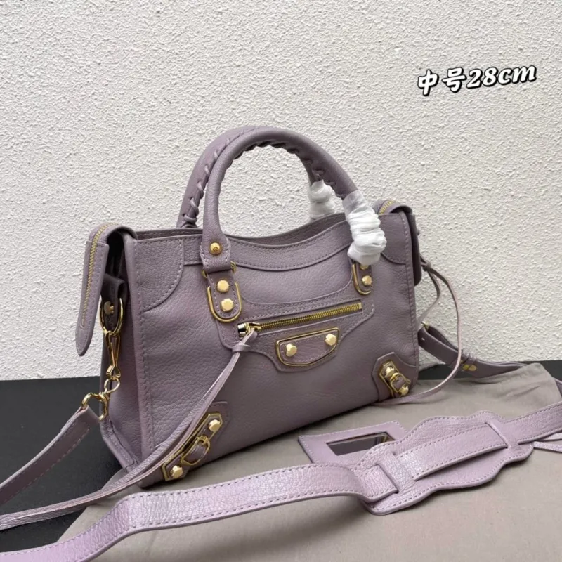 Balenciaga Lavender Medium Top Handle Bag 276 - Image 3
