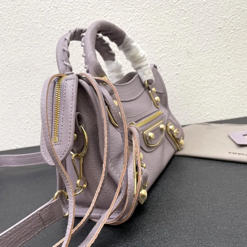 Balenciaga Lavender Medium Top Handle Bag 276 - Image 4